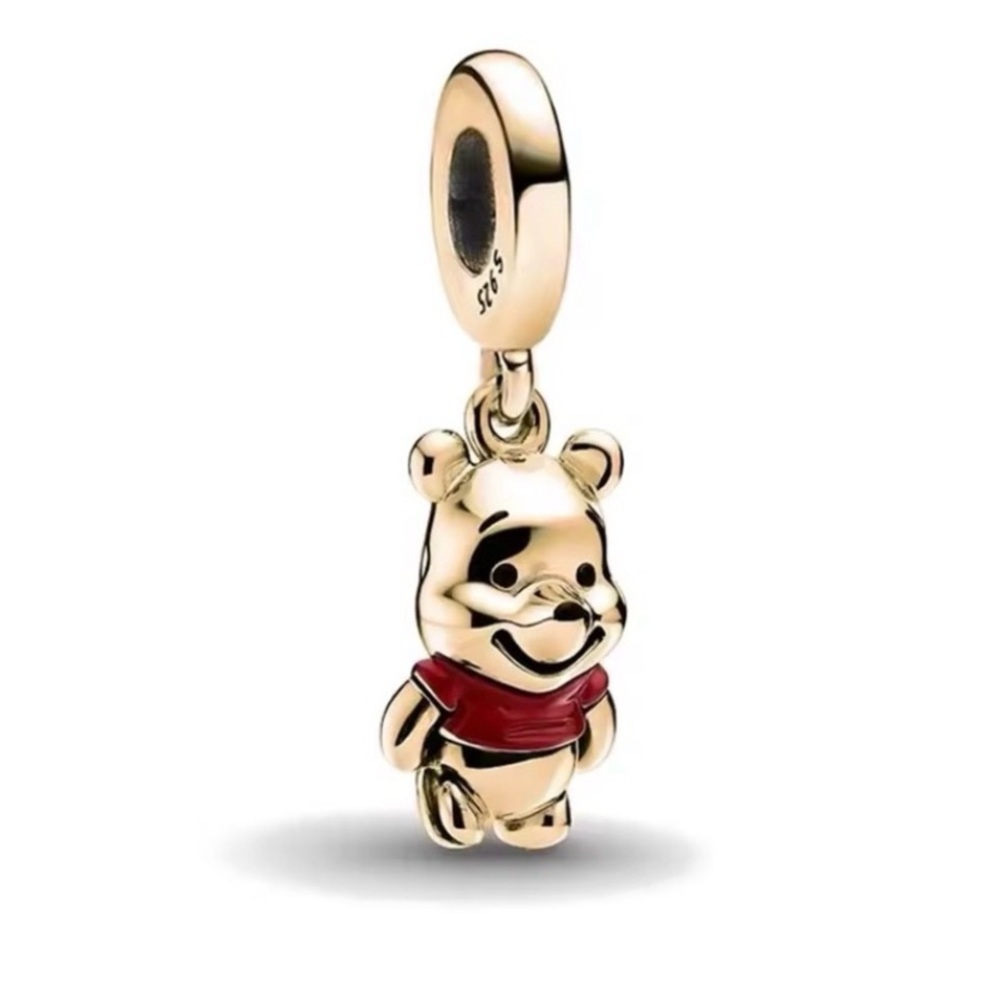 Disney Winnie the Pooh Charm gold pendant